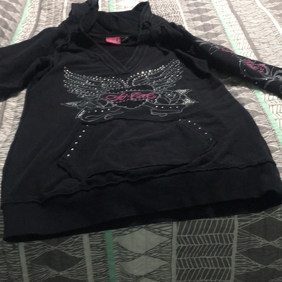 so cal Tops - So cal hooded long line light weight hoodie